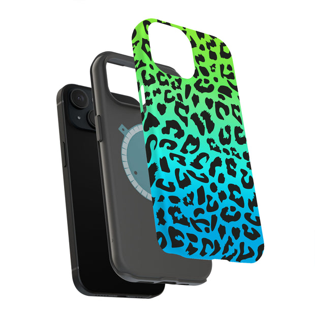 Cool Leopard Tough Cases For Apple iPhone (17, 16, 15, 14, 13, 12, 11, X, SE, 8, 7/ Air, Plus, Pro, Max, Mini, XR, XS), Print in USA