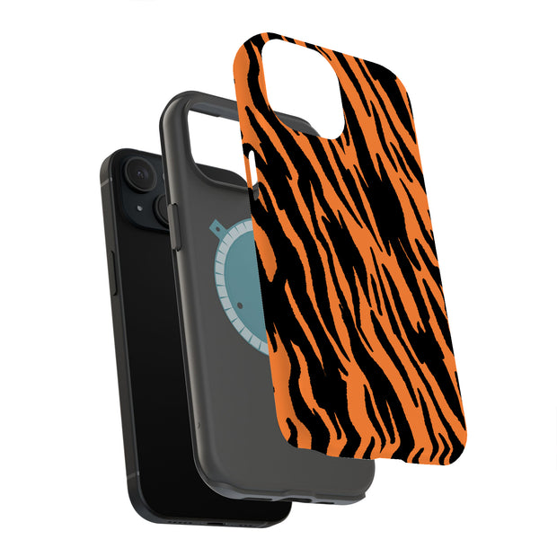 Bengal Tiger 2 Tough Cases For Apple iPhone (17, 16, 15, 14, 13, 12, 11, X, SE, 8, 7/ Air, Plus, Pro, Max, Mini, XR, XS), Print in USA