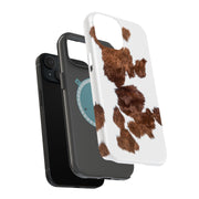 Cow Fur 1 Tough Cases For Apple iPhone (17, 16, 15, 14, 13, 12, 11, X, SE, 8, 7/ Air, Plus, Pro, Max, Mini, XR, XS), Print in USA