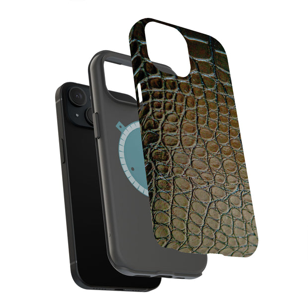 Reptile Skin 4 Tough Cases For Apple iPhone (17, 16, 15, 14, 13, 12, 11, X, SE, 8, 7/ Air, Plus, Pro, Max, Mini, XR, XS), Print in USA