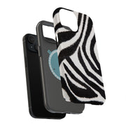 Zebra Fur 3 Tough Cases For Apple iPhone (17, 16, 15, 14, 13, 12, 11, X, SE, 8, 7/ Air, Plus, Pro, Max, Mini, XR, XS), Print in USA