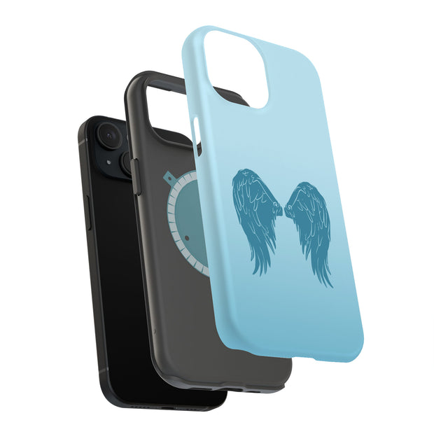 Blue Wings 2 Tough Cases For Apple iPhone (17, 16, 15, 14, 13, 12, 11, X, SE, 8, 7/ Air, Plus, Pro, Max, Mini, XR, XS), Print in USA