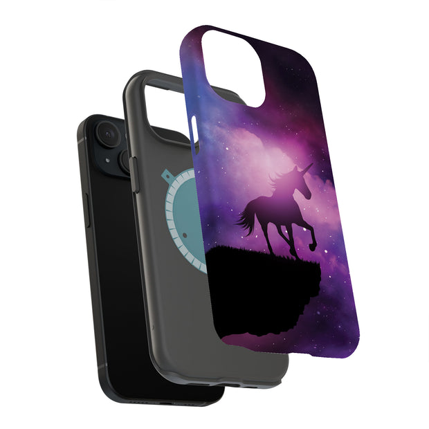 Unicorn Galaxy Tough Cases For Apple iPhone (17, 16, 15, 14, 13, 12, 11, X, SE, 8, 7/ Air, Plus, Pro, Max, Mini, XR, XS), Print in USA