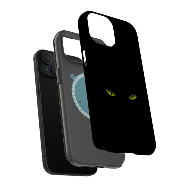 Cat Eyes Tough Cases For Apple iPhone (17, 16, 15, 14, 13, 12, 11, X, SE, 8, 7/ Air, Plus, Pro, Max, Mini, XR, XS), Print in USA