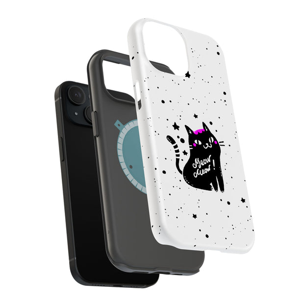 Meow Tough Cases For Apple iPhone (17, 16, 15, 14, 13, 12, 11, X, SE, 8, 7/ Air, Plus, Pro, Max, Mini, XR, XS), Print in USA