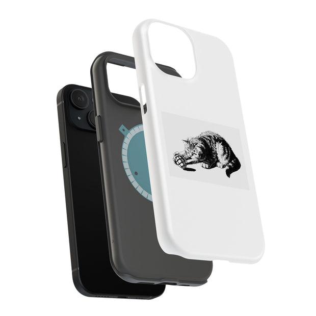Cat Grenade Tough Cases For Apple iPhone (17, 16, 15, 14, 13, 12, 11, X, SE, 8, 7/ Air, Plus, Pro, Max, Mini, XR, XS), Print in USA