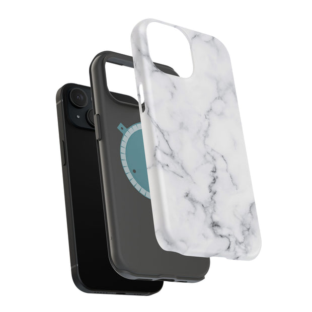 Black Marble 2 Tough Cases For Apple iPhone (17, 16, 15, 14, 13, 12, 11, X, SE, 8, 7/ Air, Plus, Pro, Max, Mini, XR, XS), Print in USA