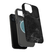 Black Marble 3 Tough Cases For Apple iPhone (17, 16, 15, 14, 13, 12, 11, X, SE, 8, 7/ Air, Plus, Pro, Max, Mini, XR, XS), Print in USA