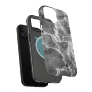 Black Marble 4 Tough Cases For Apple iPhone (17, 16, 15, 14, 13, 12, 11, X, SE, 8, 7/ Air, Plus, Pro, Max, Mini, XR, XS), Print in USA