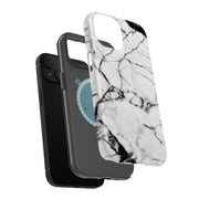 Black Marble 5 Tough Cases For Apple iPhone (17, 16, 15, 14, 13, 12, 11, X, SE, 8, 7/ Air, Plus, Pro, Max, Mini, XR, XS), Print in USA