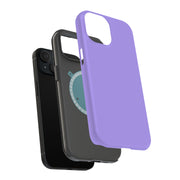 Lavender Purple Tough Cases For Apple iPhone (17, 16, 15, 14, 13, 12, 11, X, SE, 8, 7/ Air, Plus, Pro, Max, Mini, XR, XS), Print in USA