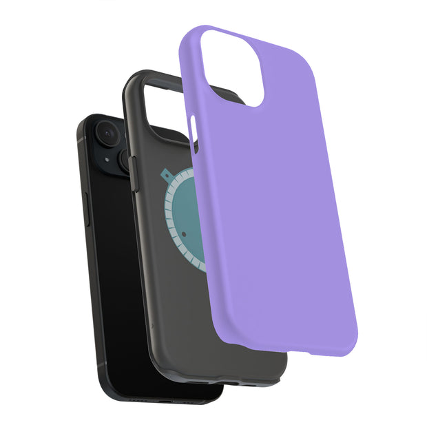 Lavender Purple Tough Cases For Apple iPhone (17, 16, 15, 14, 13, 12, 11, X, SE, 8, 7/ Air, Plus, Pro, Max, Mini, XR, XS), Print in USA