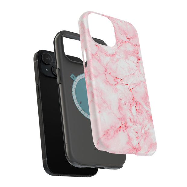 Glossy Marble Tough Cases For Apple iPhone (17, 16, 15, 14, 13, 12, 11, X, SE, 8, 7/ Air, Plus, Pro, Max, Mini, XR, XS), Print in USA