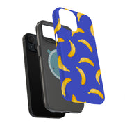 Banana Design Tough Cases For Apple iPhone (17, 16, 15, 14, 13, 12, 11, X, SE, 8, 7/ Air, Plus, Pro, Max, Mini, XR, XS), Print in USA