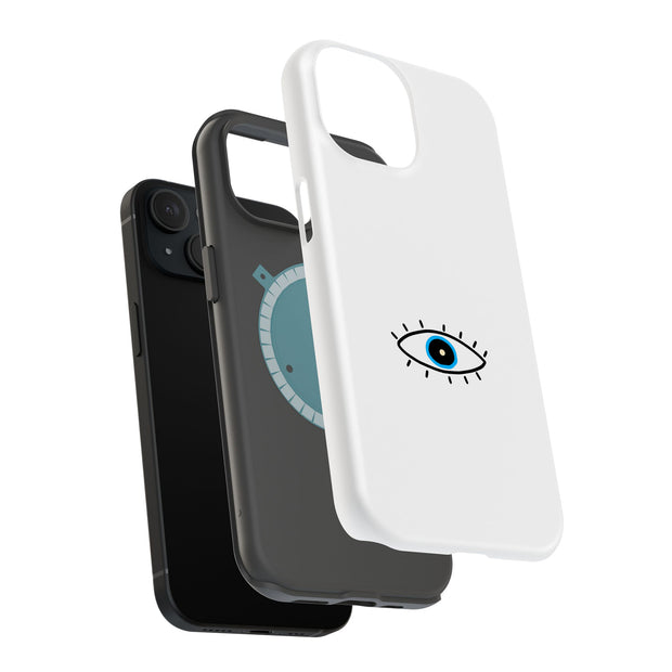 Evil Eye Tough Cases For Apple iPhone (17, 16, 15, 14, 13, 12, 11, X, SE, 8, 7/ Air, Plus, Pro, Max, Mini, XR, XS), Print in USA