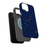Alaska Flag Tough Cases For Apple iPhone (17, 16, 15, 14, 13, 12, 11, X, SE, 8, 7/ Air, Plus, Pro, Max, Mini, XR, XS), Print in USA