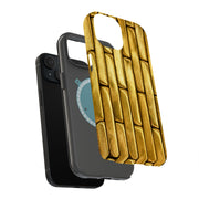 Gold Bar 5 Tough Cases For Apple iPhone (17, 16, 15, 14, 13, 12, 11, X, SE, 8, 7/ Air, Plus, Pro, Max, Mini, XR, XS), Print in USA