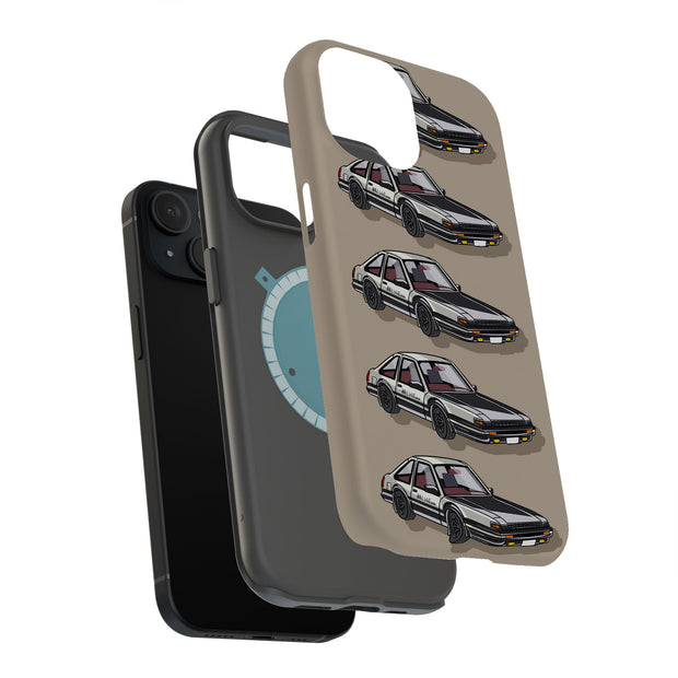 Toyota AE86 Tough Cases For Apple iPhone (17, 16, 15, 14, 13, 12, 11, X, SE, 8, 7/ Air, Plus, Pro, Max, Mini, XR, XS), Print in USA
