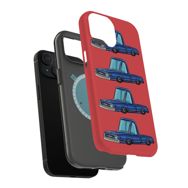 Pickup Truck Tough Cases For Apple iPhone (17, 16, 15, 14, 13, 12, 11, X, SE, 8, 7/ Air, Plus, Pro, Max, Mini, XR, XS), Print in USA