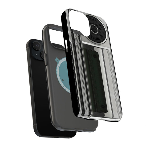 Vintage Radio 2 Tough Cases For Apple iPhone (17, 16, 15, 14, 13, 12, 11, X, SE, 8, 7/ Air, Plus, Pro, Max, Mini, XR, XS), Print in USA