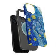 Starry Night Tough Cases For Apple iPhone (17, 16, 15, 14, 13, 12, 11, X, SE, 8, 7/ Air, Plus, Pro, Max, Mini, XR, XS), Print in USA