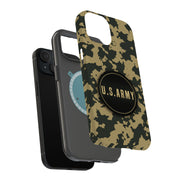 US Army 1 Tough Cases For Apple iPhone (17, 16, 15, 14, 13, 12, 11, X, SE, 8, 7/ Air, Plus, Pro, Max, Mini, XR, XS), Print in USA