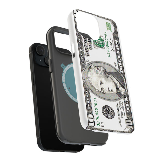 10 Dollars Bill Tough Cases For Apple iPhone (17, 16, 15, 14, 13, 12, 11, X, SE, 8, 7/ Air, Plus, Pro, Max, Mini, XR, XS), Print in USA