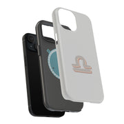 Libra Zodiac Tough Cases For Apple iPhone (17, 16, 15, 14, 13, 12, 11, X, SE, 8, 7/ Air, Plus, Pro, Max, Mini, XR, XS), Print in USA