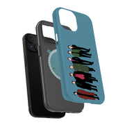BTS Bangtan 16 Tough Cases For Apple iPhone (17, 16, 15, 14, 13, 12, 11, X, SE, 8, 7/ Air, Plus, Pro, Max, Mini, XR, XS), Print in USA