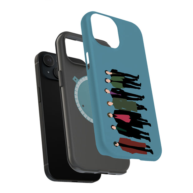 BTS Bangtan 16 Tough Cases For Apple iPhone (17, 16, 15, 14, 13, 12, 11, X, SE, 8, 7/ Air, Plus, Pro, Max, Mini, XR, XS), Print in USA