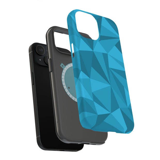 Geometric 10 Tough Cases For Apple iPhone (17, 16, 15, 14, 13, 12, 11, X, SE, 8, 7/ Air, Plus, Pro, Max, Mini, XR, XS), Print in USA