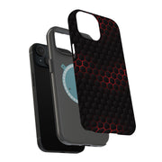 Geometric 12 Tough Cases For Apple iPhone (17, 16, 15, 14, 13, 12, 11, X, SE, 8, 7/ Air, Plus, Pro, Max, Mini, XR, XS), Print in USA