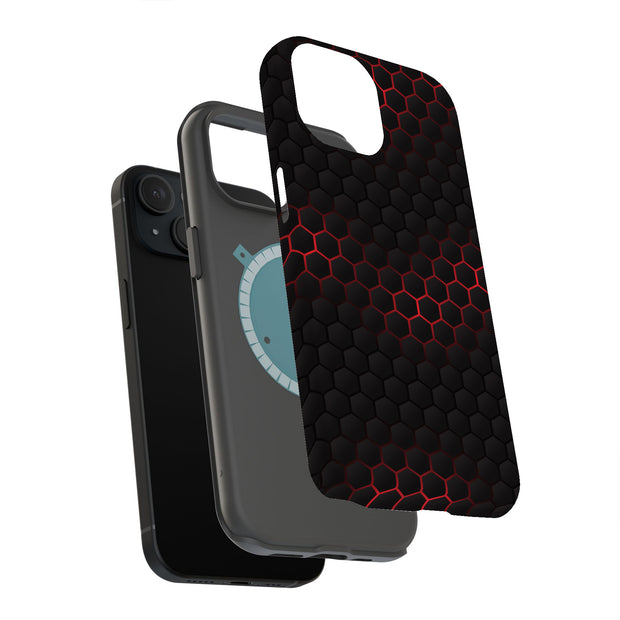Geometric 12 Tough Cases For Apple iPhone (17, 16, 15, 14, 13, 12, 11, X, SE, 8, 7/ Air, Plus, Pro, Max, Mini, XR, XS), Print in USA