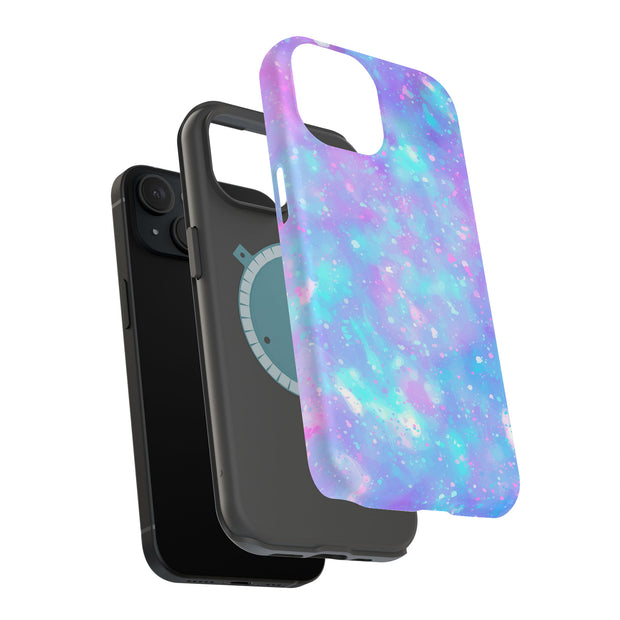 Opal Marble 3 Tough Cases For Apple iPhone (17, 16, 15, 14, 13, 12, 11, X, SE, 8, 7/ Air, Plus, Pro, Max, Mini, XR, XS), Print in USA