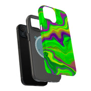 Opal Marble 9 Tough Cases For Apple iPhone (17, 16, 15, 14, 13, 12, 11, X, SE, 8, 7/ Air, Plus, Pro, Max, Mini, XR, XS), Print in USA