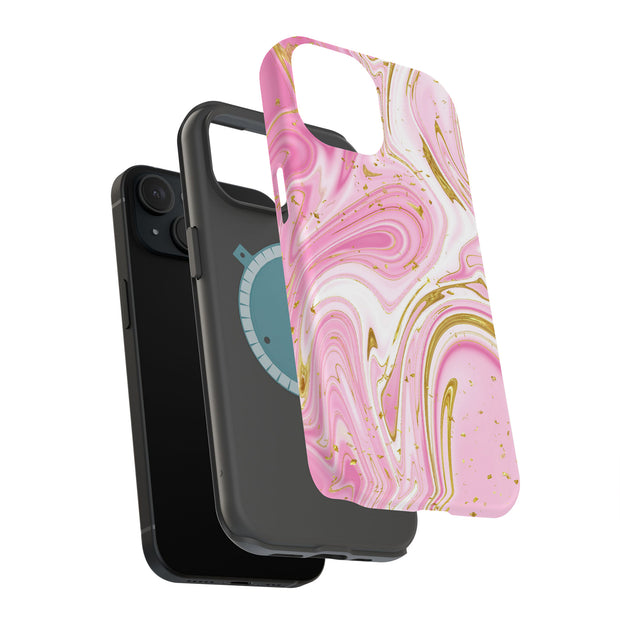 Opal Marble 11 Tough Cases For Apple iPhone (17, 16, 15, 14, 13, 12, 11, X, SE, 8, 7/ Air, Plus, Pro, Max, Mini, XR, XS), Print in USA