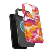 Opal Marble 16 Tough Cases For Apple iPhone (17, 16, 15, 14, 13, 12, 11, X, SE, 8, 7/ Air, Plus, Pro, Max, Mini, XR, XS), Print in USA
