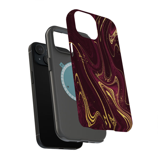 Opal Marble 19 Tough Cases For Apple iPhone (17, 16, 15, 14, 13, 12, 11, X, SE, 8, 7/ Air, Plus, Pro, Max, Mini, XR, XS), Print in USA