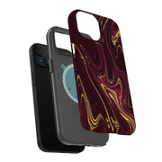 Opal Marble 19 Tough Cases For Apple iPhone (17, 16, 15, 14, 13, 12, 11, X, SE, 8, 7/ Air, Plus, Pro, Max, Mini, XR, XS), Print in USA