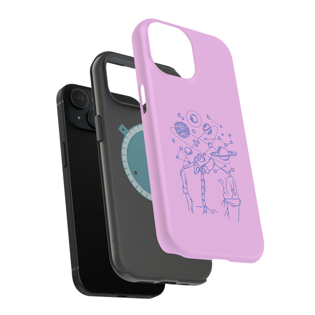 Stars Planets 3 Tough Cases For Apple iPhone (17, 16, 15, 14, 13, 12, 11, X, SE, 8, 7/ Air, Plus, Pro, Max, Mini, XR, XS), Print in USA