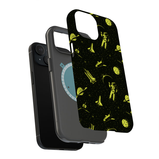 Stars Planets 8 Tough Cases For Apple iPhone (17, 16, 15, 14, 13, 12, 11, X, SE, 8, 7/ Air, Plus, Pro, Max, Mini, XR, XS), Print in USA