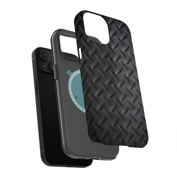 Steel Grate 9 Tough Cases For Apple iPhone (17, 16, 15, 14, 13, 12, 11, X, SE, 8, 7/ Air, Plus, Pro, Max, Mini, XR, XS), Print in USA