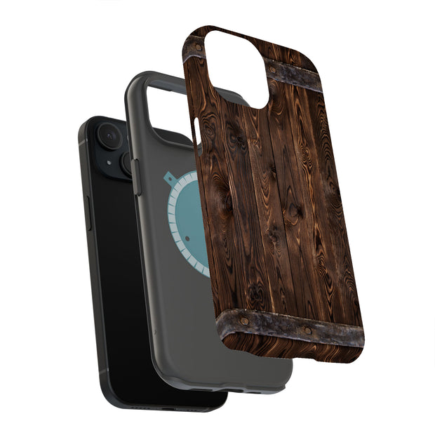 Wood 6 Tough Cases For Apple iPhone (17, 16, 15, 14, 13, 12, 11, X, SE, 8, 7/ Air, Plus, Pro, Max, Mini, XR, XS), Print in USA
