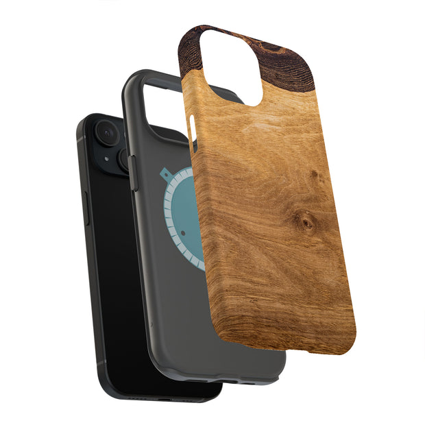 Wood 9 Tough Cases For Apple iPhone (17, 16, 15, 14, 13, 12, 11, X, SE, 8, 7/ Air, Plus, Pro, Max, Mini, XR, XS), Print in USA