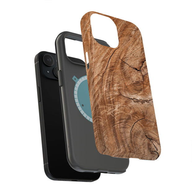 Wood 18 Tough Cases For Apple iPhone (17, 16, 15, 14, 13, 12, 11, X, SE, 8, 7/ Air, Plus, Pro, Max, Mini, XR, XS), Print in USA