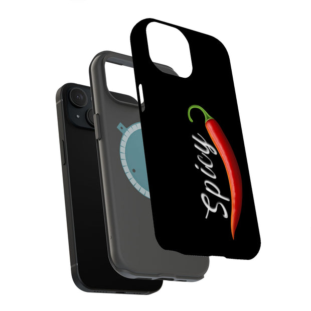 Chili Pepper 1 Tough Cases For Apple iPhone (17, 16, 15, 14, 13, 12, 11, X, SE, 8, 7/ Air, Plus, Pro, Max, Mini, XR, XS), Print in USA