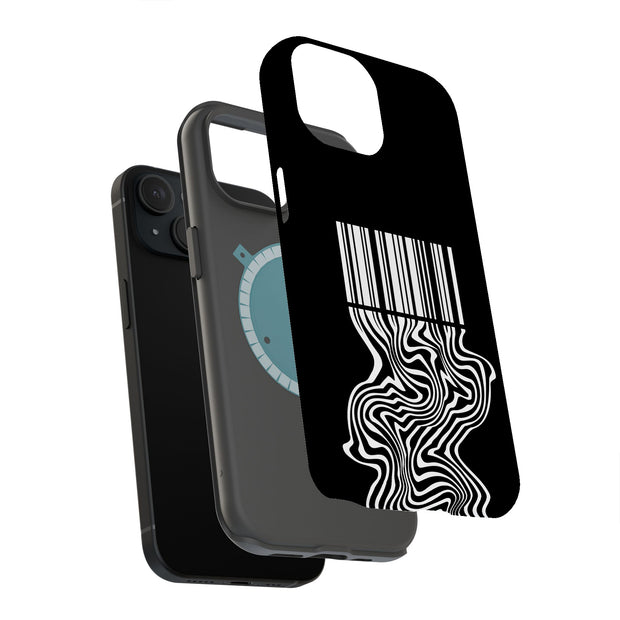 Trippy Bracode Tough Cases For Apple iPhone (17, 16, 15, 14, 13, 12, 11, X, SE, 8, 7/ Air, Plus, Pro, Max, Mini, XR, XS), Print in USA