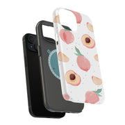 Juicy Peach Tough Cases For Apple iPhone (17, 16, 15, 14, 13, 12, 11, X, SE, 8, 7/ Air, Plus, Pro, Max, Mini, XR, XS), Print in USA