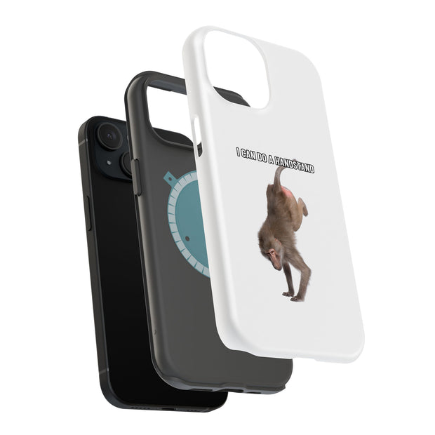 Meme Monkey  Tough Cases For Apple iPhone (17, 16, 15, 14, 13, 12, 11, X, SE, 8, 7/ Air, Plus, Pro, Max, Mini, XR, XS), Print in USA