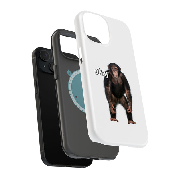 Funny Meme Okay Tough Cases For Apple iPhone (17, 16, 15, 14, 13, 12, 11, X, SE, 8, 7/ Air, Plus, Pro, Max, Mini, XR, XS), Print in USA